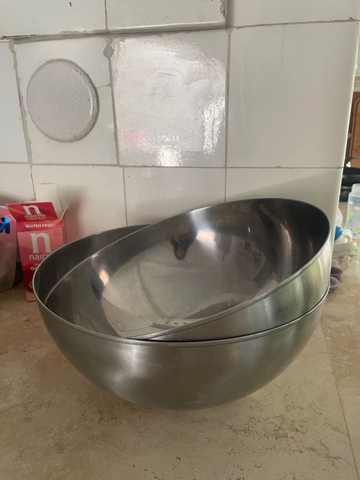 2 Boluri Ikea Blanda Blank diametru 36 cm