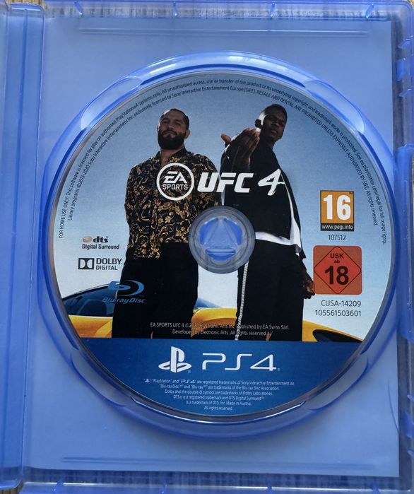 диск юфс 4, UFC 4. пс 4