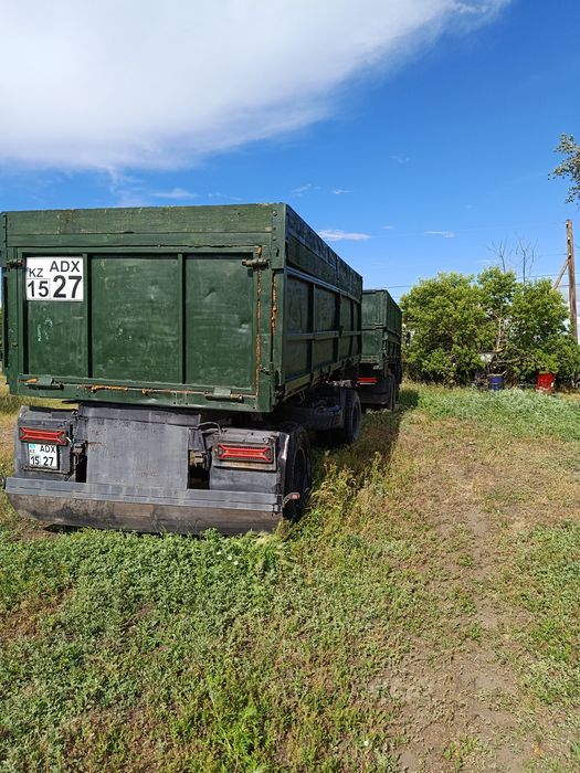 КамАЗ с прицепом. СКО Тайынша.