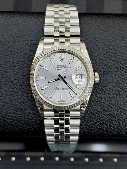 Rolex Date-Just 36mm Grey Dial - ETA 3235