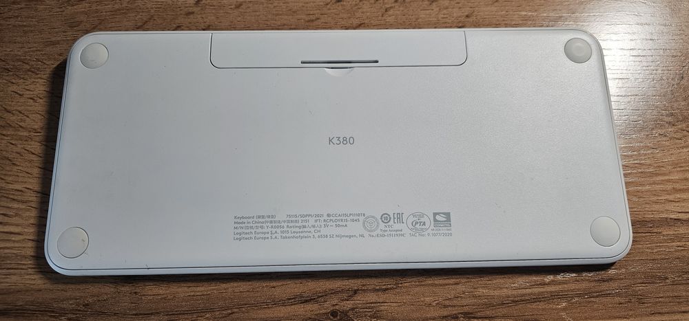 Клавиатура Logitech K380 Wireless белая