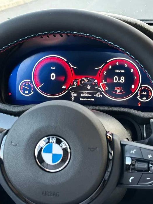 Ceas electronic digital FULL HD compatibil cu BMW Seria 5 F20,F22,F39,F45,F48,F49.F50, 12,5 INCH, Rezolutie 1920*1080, Sistem de operare LINUX