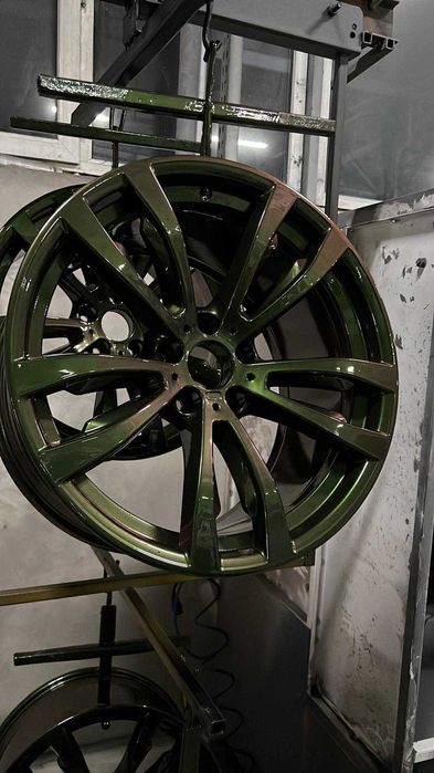 Vopsit jante electrostatic