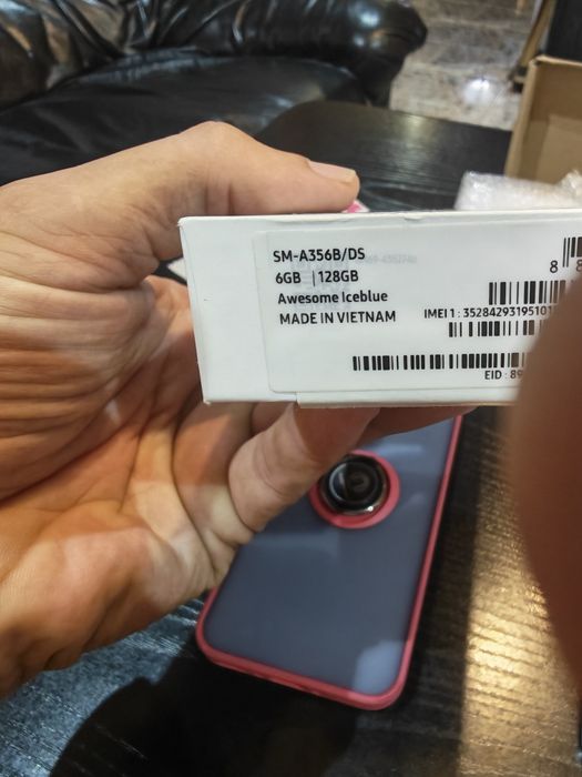 Samsung A35 ice blue гаранционен