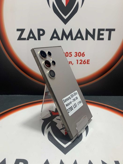 Zap Amanet Vitan - Samsung S24 Ultra - Natural Titanium - 256 GB - 10/10