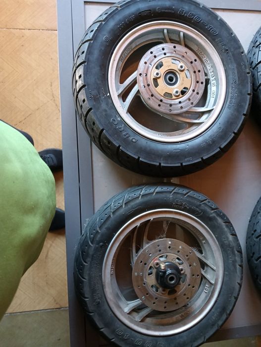 Jante scuter cu cauciuc