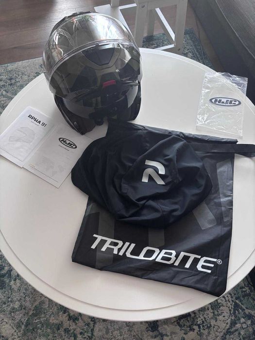 Casca moto HJC RPHA 91 Blat MC7