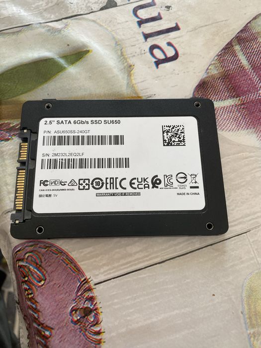 ADATA SU650 SSD 240GB SATA III 2.5” Rapid și Fiabil