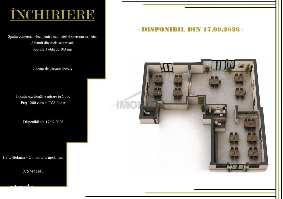 Spatiu comercial Braytim - Esso de inchiriat