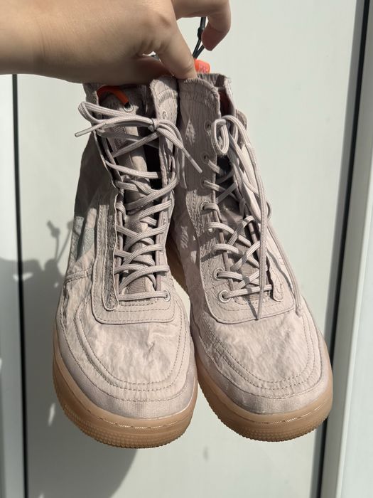 Nike AF1 Air Force 1 High Shell Platinum Violet/Metallic