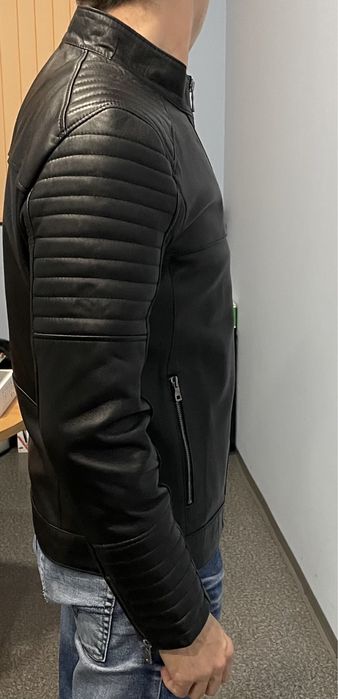 Продавам Ново Модерно Кожено яке от естествена кожа