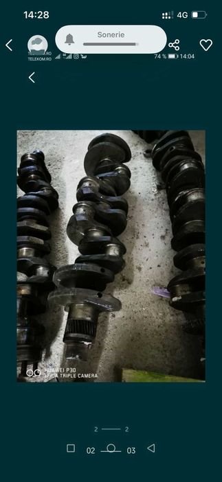 Arbore cotit - vibrochen tractor Case International