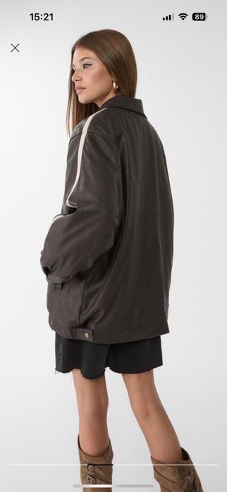 Куртка (бомбер) STRADIVARIUS, М, оверсайз.