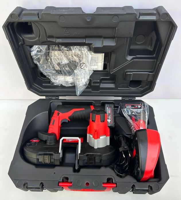 Milwaukee M12 BS - Нов акумулаторен лентов трион / банцинг 2х12V 4.0Ah