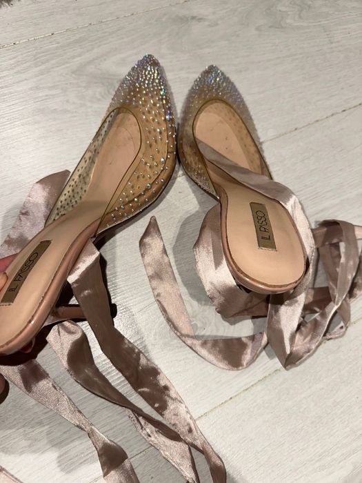 Pantofi IL PASSO roz pudra