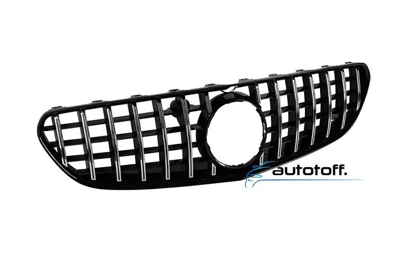 Grila Panamericana pentru Mercedes-Benz S-Class C217 A217 (2014-2022) BLACK Design
