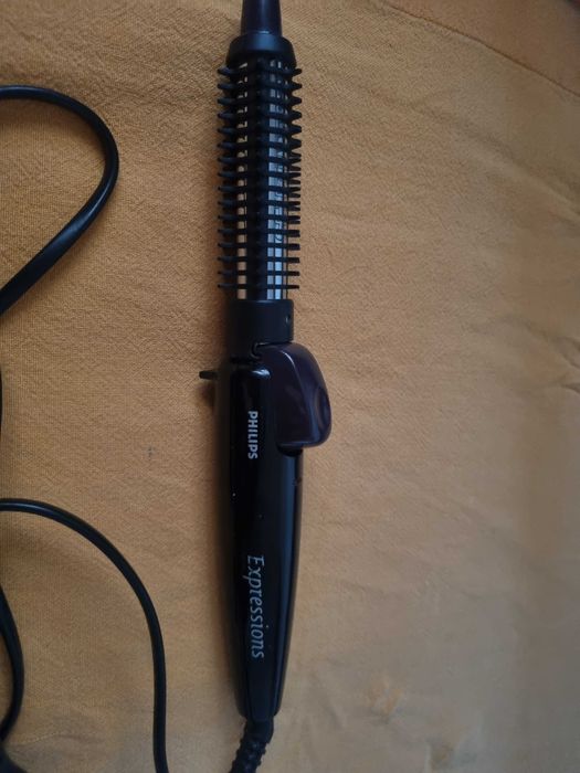 Vand ondulator Philips essentials 9w, cu perie, ca nou, bucle lejere