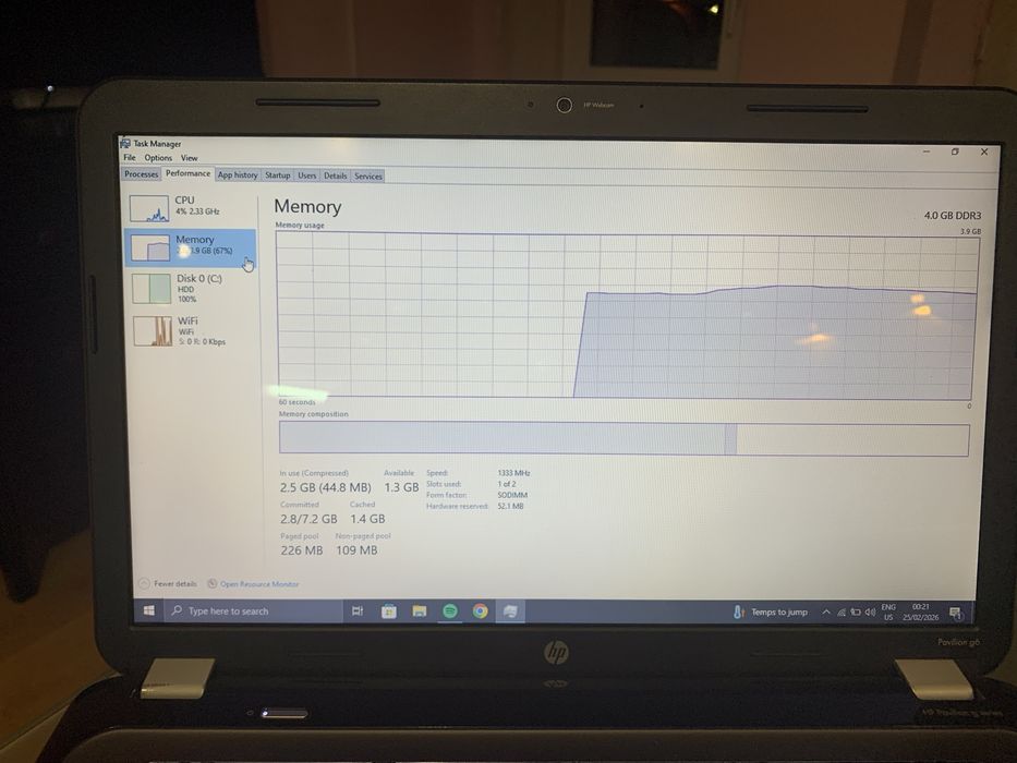 Лаптоп hp pavilion g6 500gb