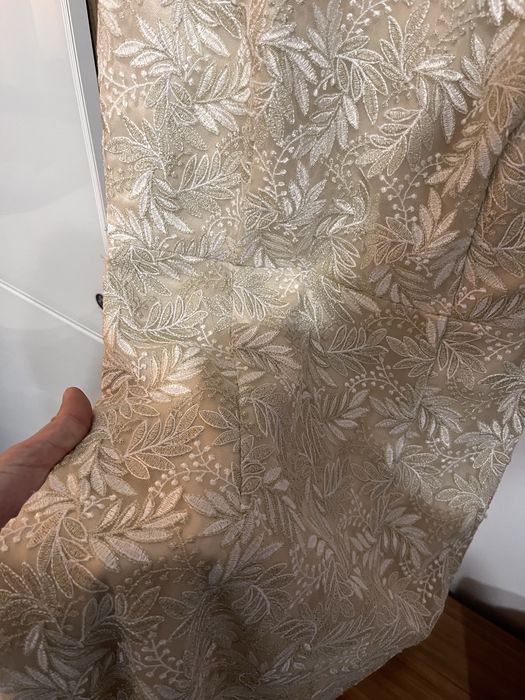 Rochie eleganta crem