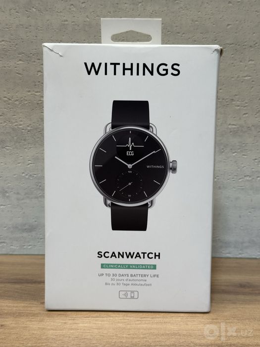 Премиальные французские часы Withings ScanWatch. Сапфировое стекло