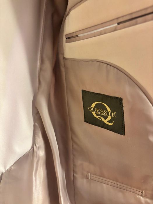 Sacou elegant crem/bej slim fit – mărimea 46 – stare foarte bună