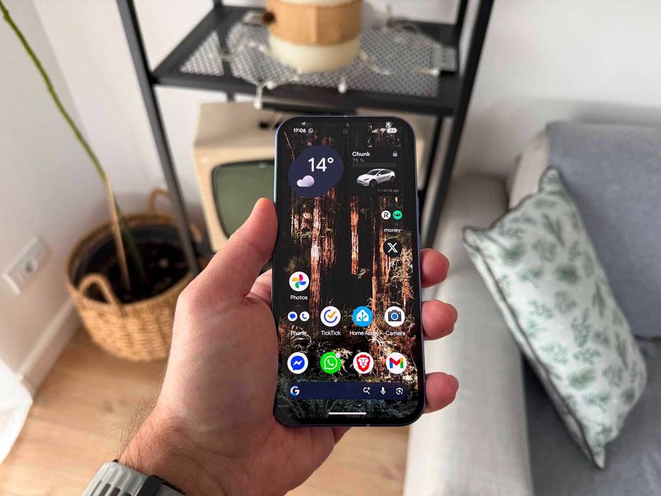 Smartphone Google Pixel 10A - Ca Nou - 128 GB - albastru/mov + husa originala