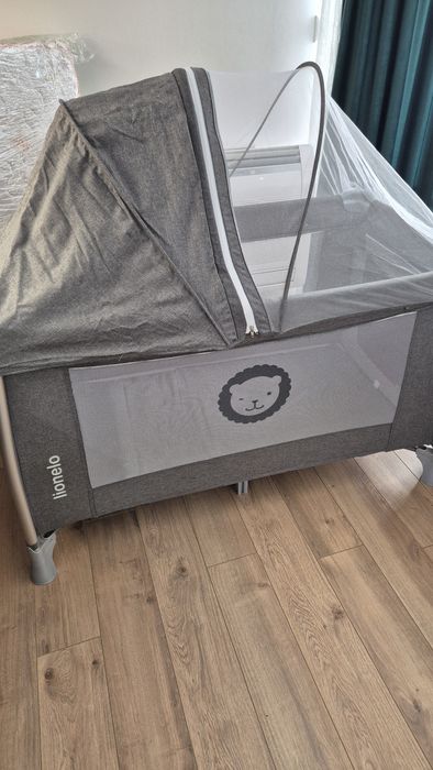 Детска преносима, сгъваема, туристическа кошара/ легло Lionelo Simon