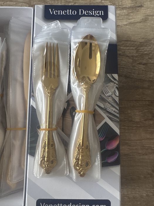 Set de tacamuri Venetto Design - auriu