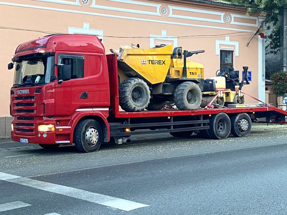 Transport utilaje constructii, utilaje agricole, nacele,