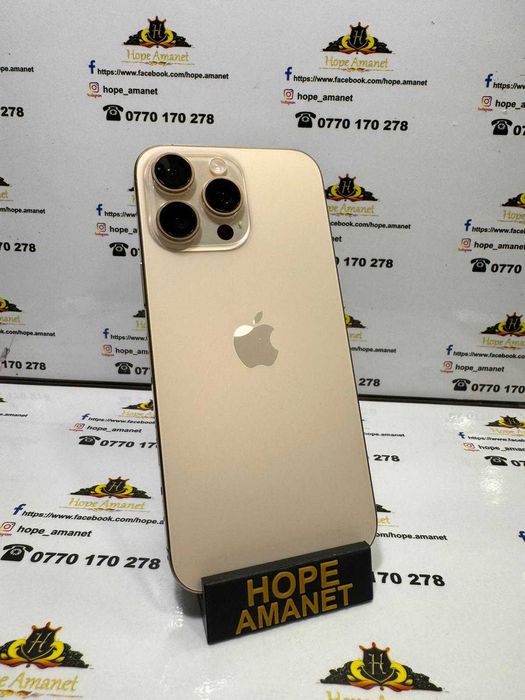 Hope Amanet P13 / iPhone 16 Pro Max / Desert Titanium / 256 GB