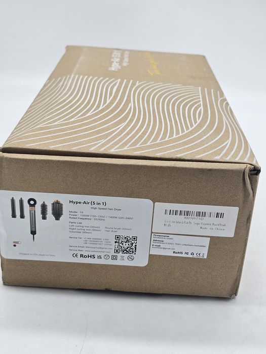 Uscător de păr de mare viteză WEBEAUTY (F9) cu 5 accesorii