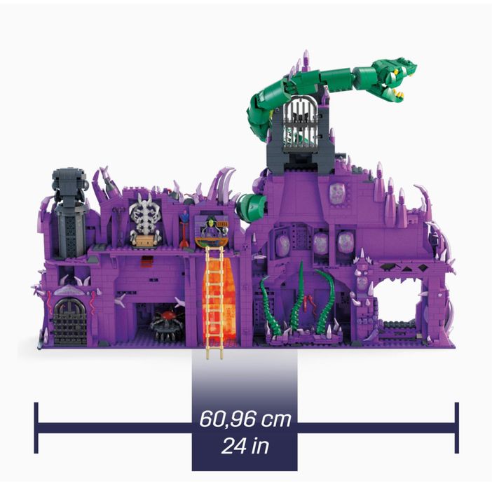 Mega Masters of The Universe Snake Mountain, 3802 piese, de colectie
