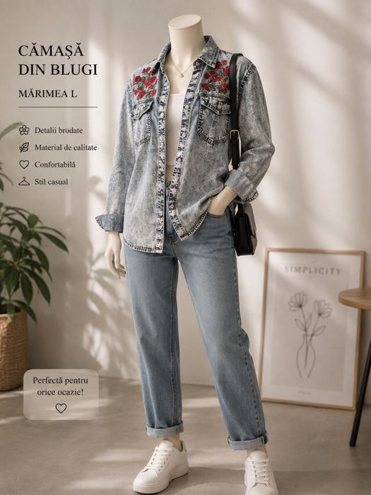 Camasa de dama stil denim