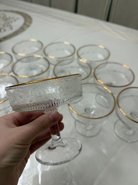 Красивые десертные фужеры