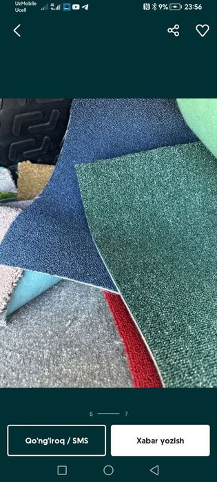 Kavralan kavralin kovralan gilam optim narxda qalinligi 0.8 delta