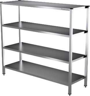 Стеллаж Из Нержавеющей Стали  (Люкс)