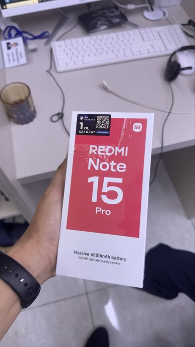 Redmi note 15 pro .. 256gb srochna sotiladi ochilmagan yengi