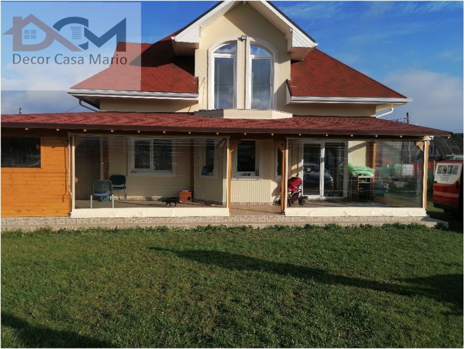 inchideri terase folie transparenta rulouri folie Montaj gratis