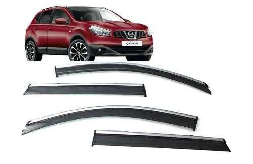 Paravanturi-deflectoare geam  cromate Nissan Qahqai