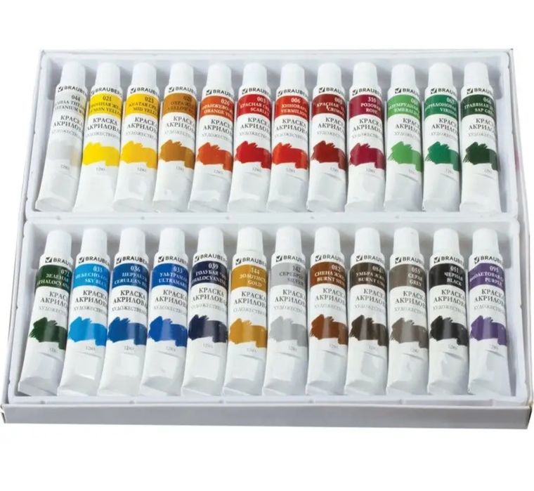 Продам художественные акриловые краски