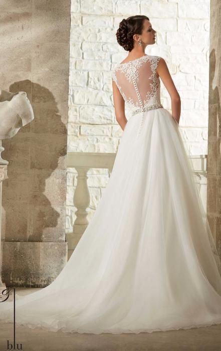 Rochie mireasa MORI LEE (SUA), tip printesa, marimea S