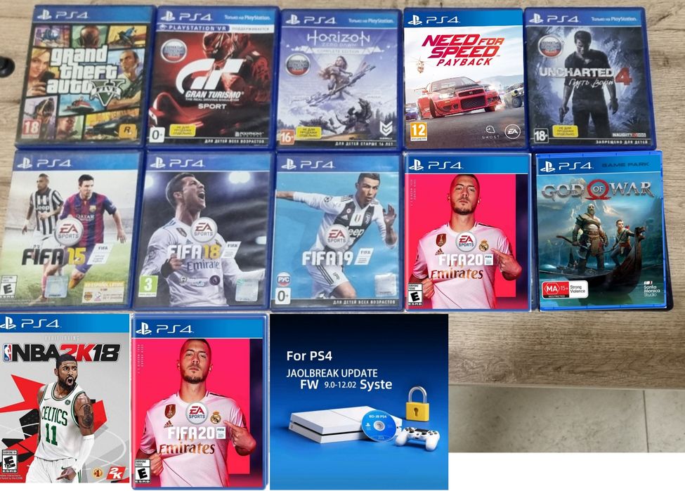 PS4 ga disklar sotiladi