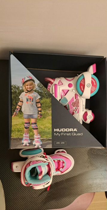 Role Hudora, marime reglabila 26-29, noi