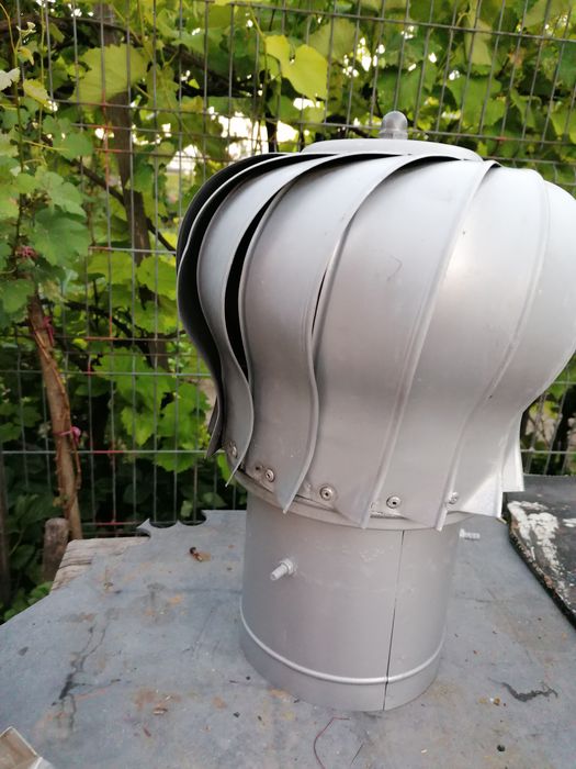 Pălărie terminal rotativa pentru coșuri de fum, diametru 150 mm