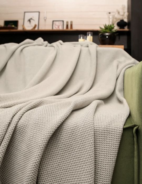 Вязаный плед warm whiff