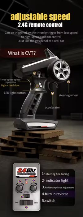 Masinuta automodel RC telecomanda