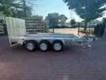 Remorca noua marca Niewiadow transport utilaje L406 / 3 axe / 3500 kg