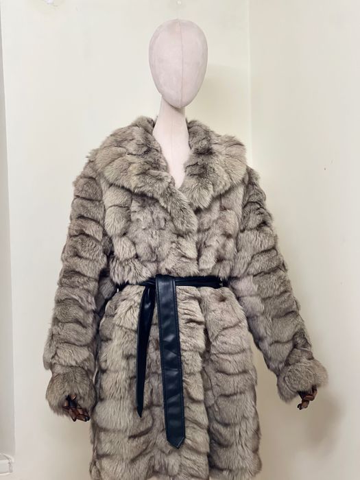 Палто естествен косъм