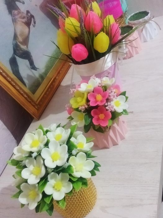 Tugʻilgan kun bayramlarga Sovunli gullarimiz bor narxlari hamyonbop