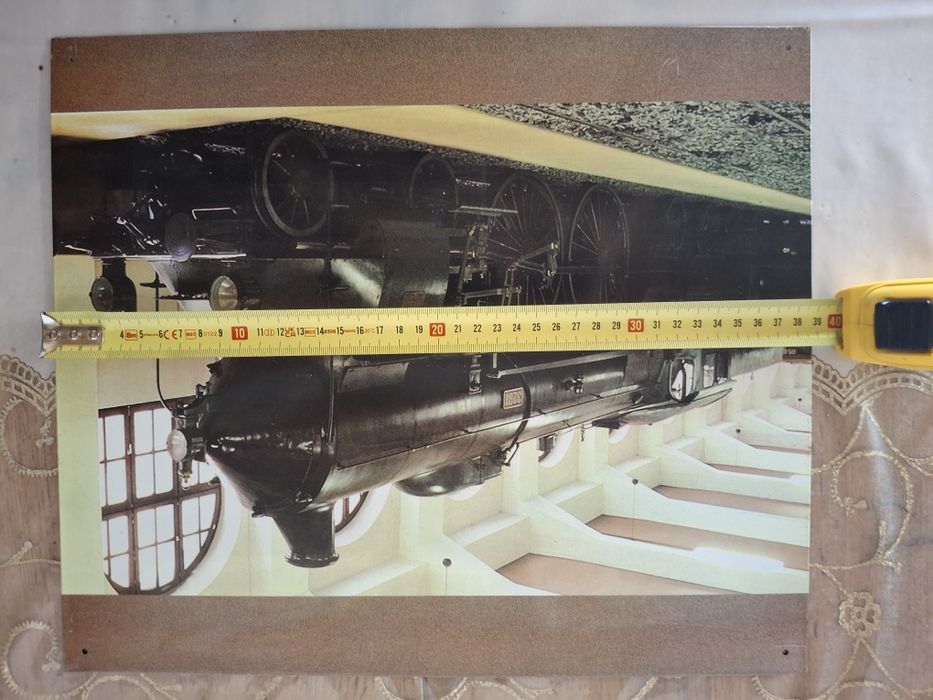 Litografii metalice locomotive